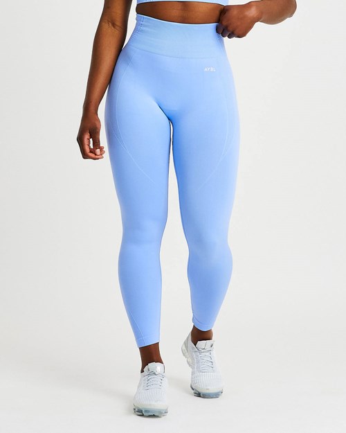 AYBL Balance V2 Seamless Leggings Blau | 374-KGYWND