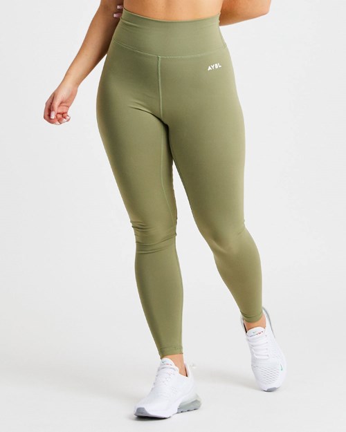 AYBL Core Leggings Olivgrün | 398-EMJGFP