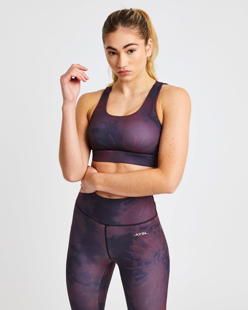 AYBL Core Sports Bra Rot | 519-XIRMJL