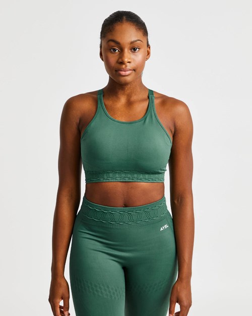 AYBL Elevate Seamless Sports Bra Grün | 673-BDJLMK