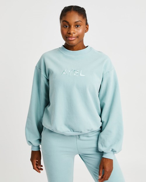 AYBL Everyday Oversized Pullover Soft Sage | 748-KRLZEV