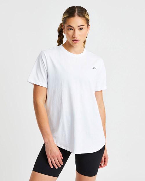 AYBL Everyday Oversized T Shirt Weiß | 780-OKZAYQ