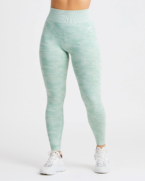 AYBL Evolve Camo Seamless Leggings Grün | 729-VDLBAY