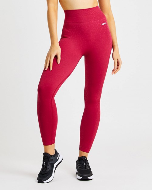 AYBL Evolve Speckle Seamless Leggings Raspberry | 798-BIRACY