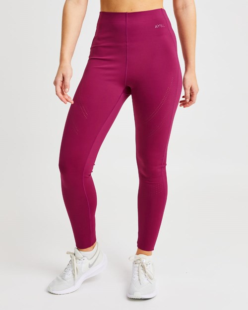 AYBL Fusion Leggings Berry Wine | 742-AMULKO