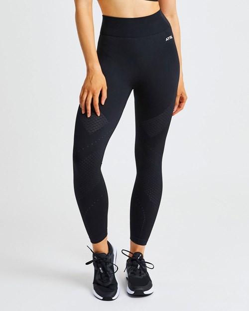 AYBL Ignite Seamless Leggings Schwarz | 830-RMSKID