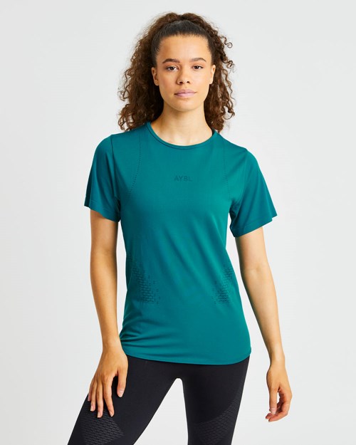 AYBL Ignite T Shirt Hyper Teal | 089-NTSCWK