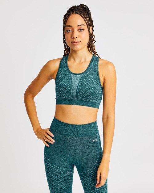 AYBL Impact Seamless Sports Bra Grün | 147-RZVJLX