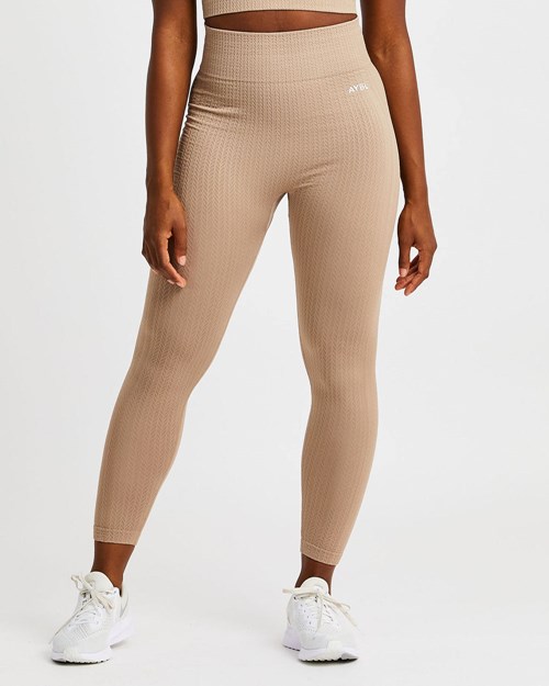 AYBL Luxe Seamless Leggings Mocha | 854-NTPFHU