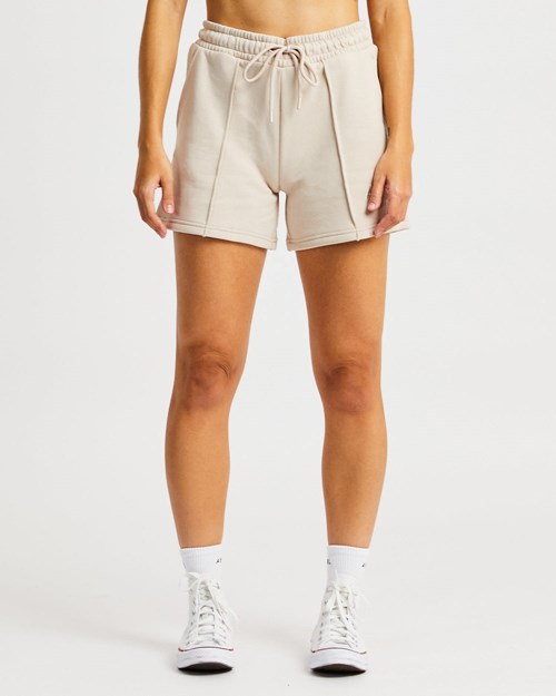 AYBL Luxe Shorts Sand | 051-FUNXKH