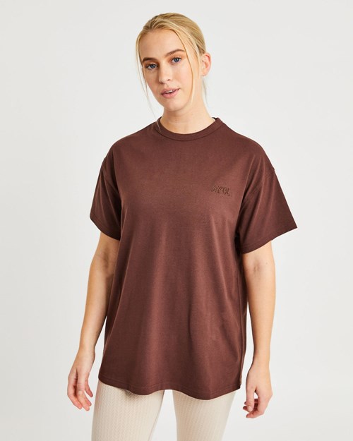 AYBL Luxe T Shirt Braun | 765-QDNIAC