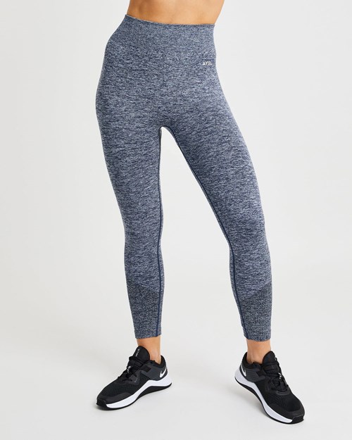 AYBL Motion Seamless Leggings Navy | 281-GTEOQC