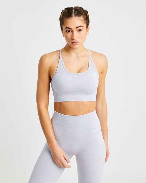 AYBL Motion Seamless Sports Bra Hellgrau | 352-JIOZWD