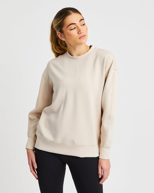 AYBL Oversized Jumper Weiß | 763-WQSOBX