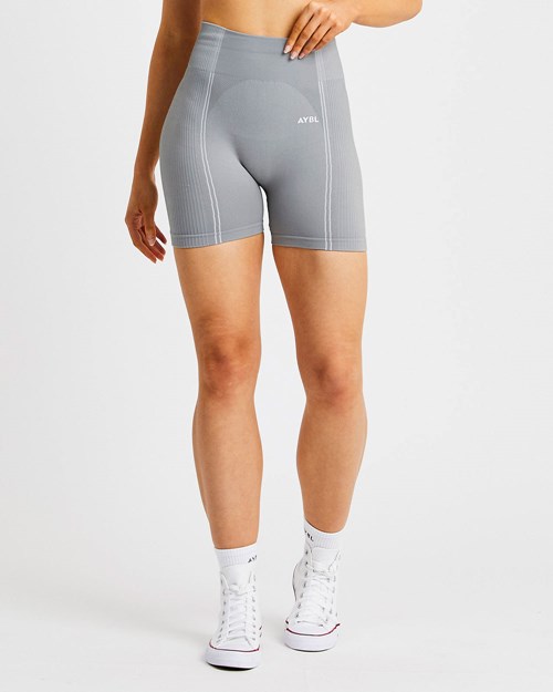 AYBL Reflex Seamless Shorts Grau | 460-XESUKG