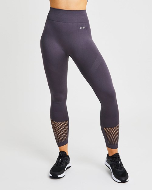 AYBL Reform Seamless Leggings Charcoal | 253-JHTGKF