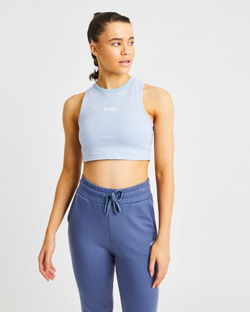 AYBL Sport Crop Vest Blau | 164-NLYPZG