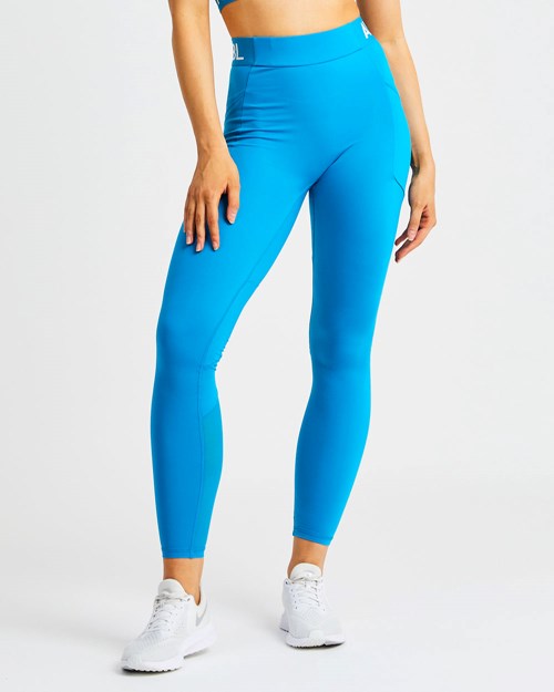 AYBL Sport Leggings Aqua | 874-RTCUHO