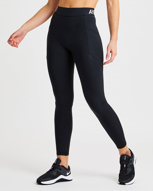 AYBL Sport Leggings Schwarz | 495-BCJXRO