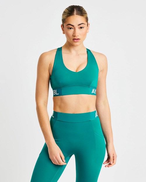 AYBL Sport Sports Bra Teal | 201-JYUHGA