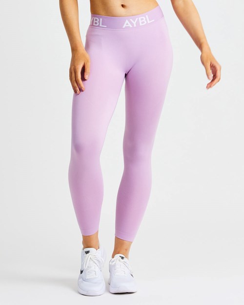 AYBL Staple Seamless Low Rise Leggings Rosa | 935-MCKZYR