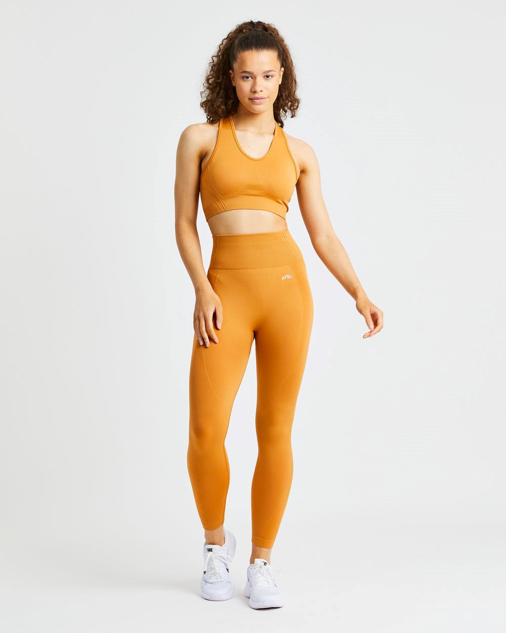 AYBL Balance V2 Seamless Leggings Orange | 741-YBILZH