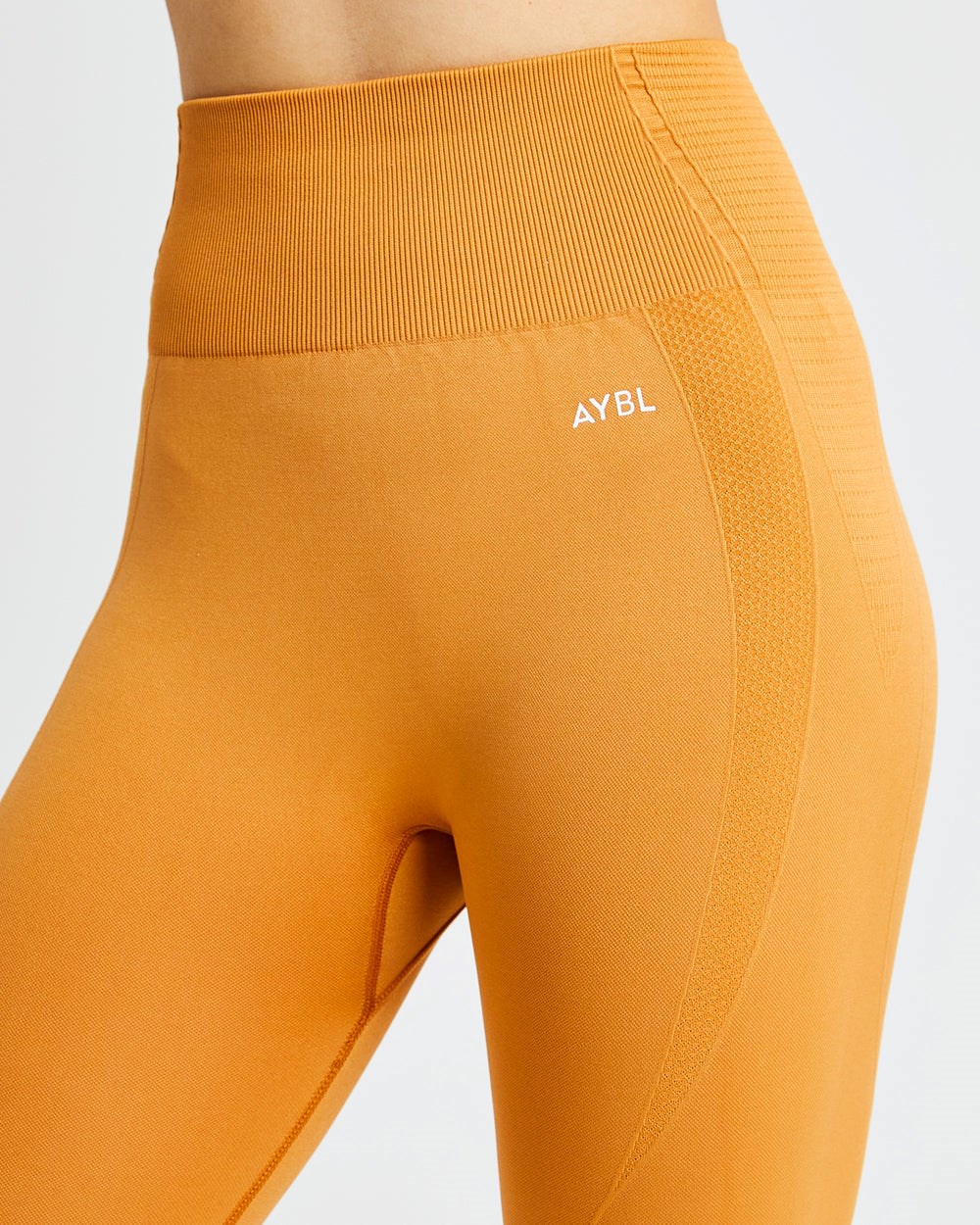 AYBL Balance V2 Seamless Leggings Orange | 741-YBILZH