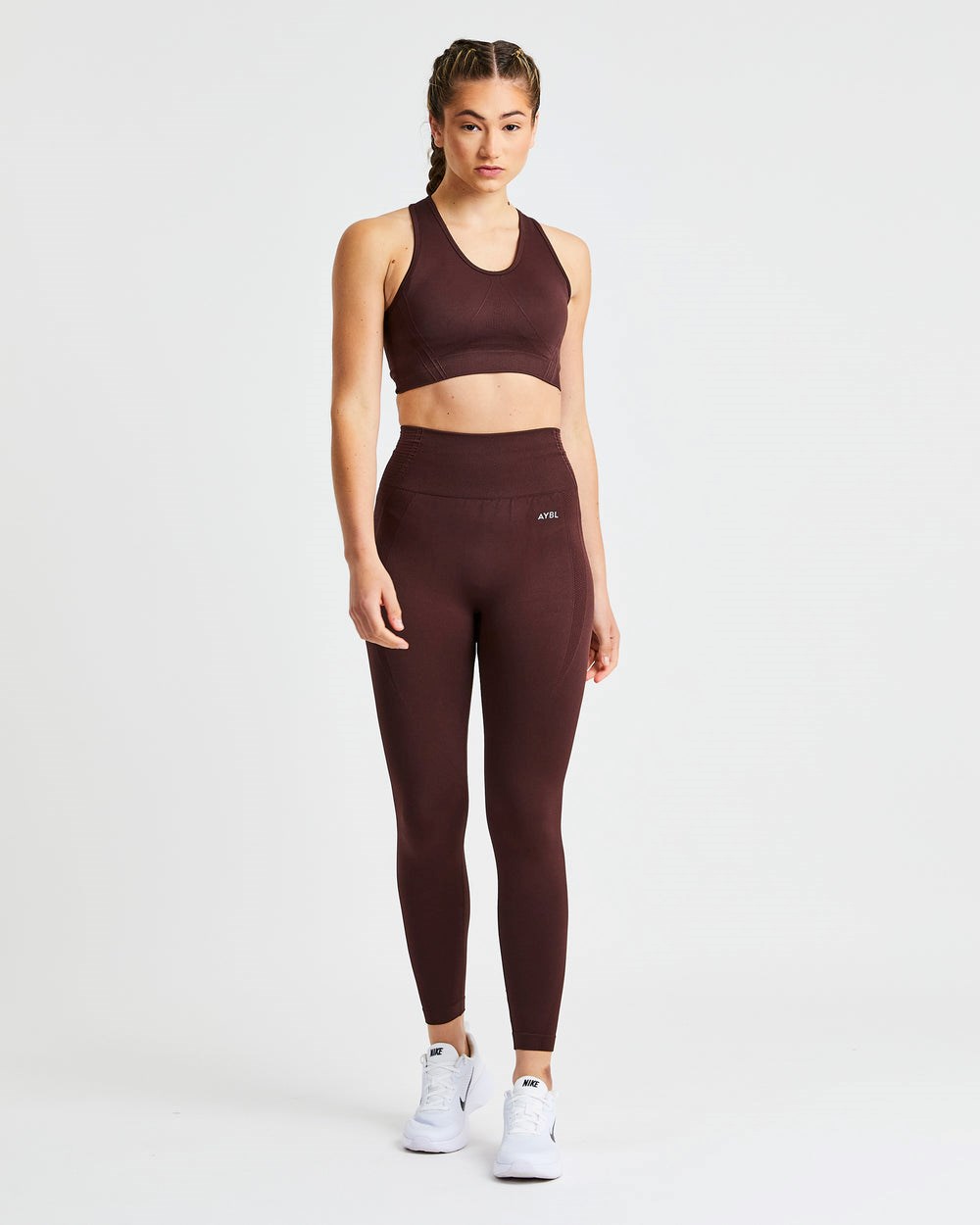 AYBL Balance V2 Seamless Leggings Schokolade Braun | 035-KVIMFB