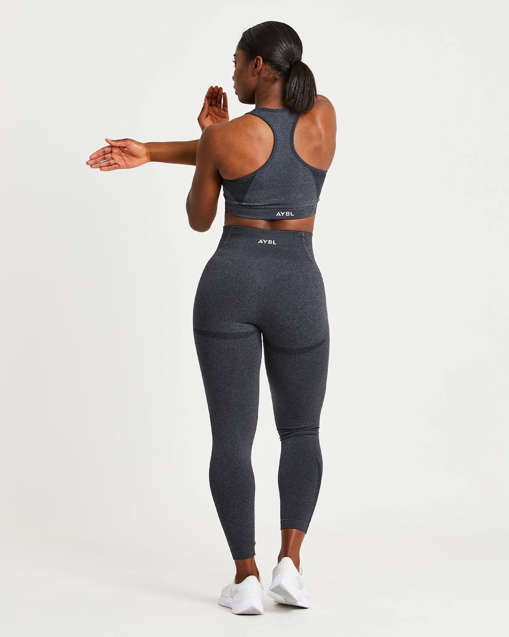 AYBL Balance V2 Seamless Leggings Schwarz | 412-LYWFCU