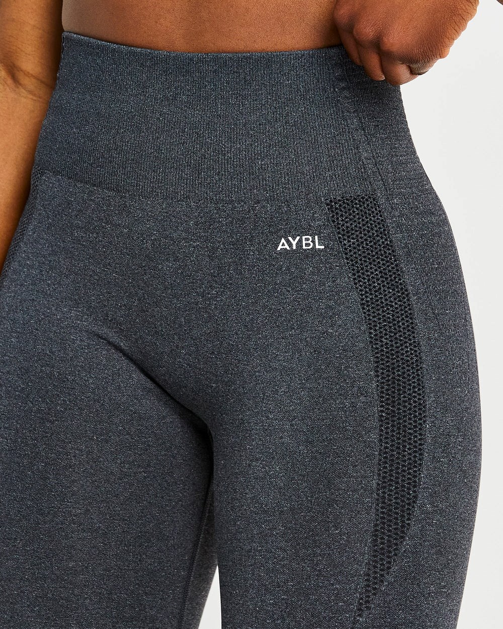 AYBL Balance V2 Seamless Leggings Schwarz | 412-LYWFCU