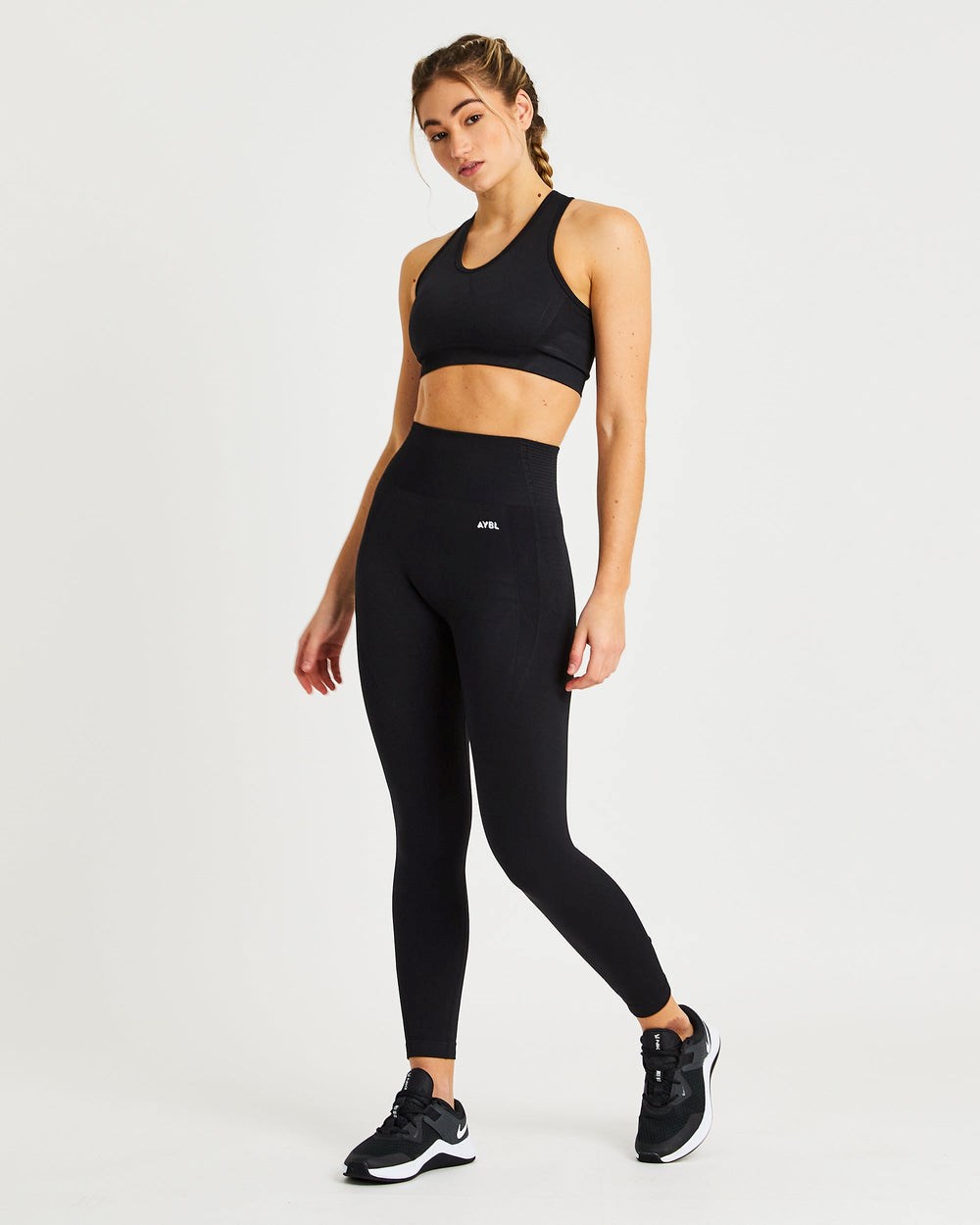 AYBL Balance V2 Seamless Leggings Schwarz | 735-YGKNWZ