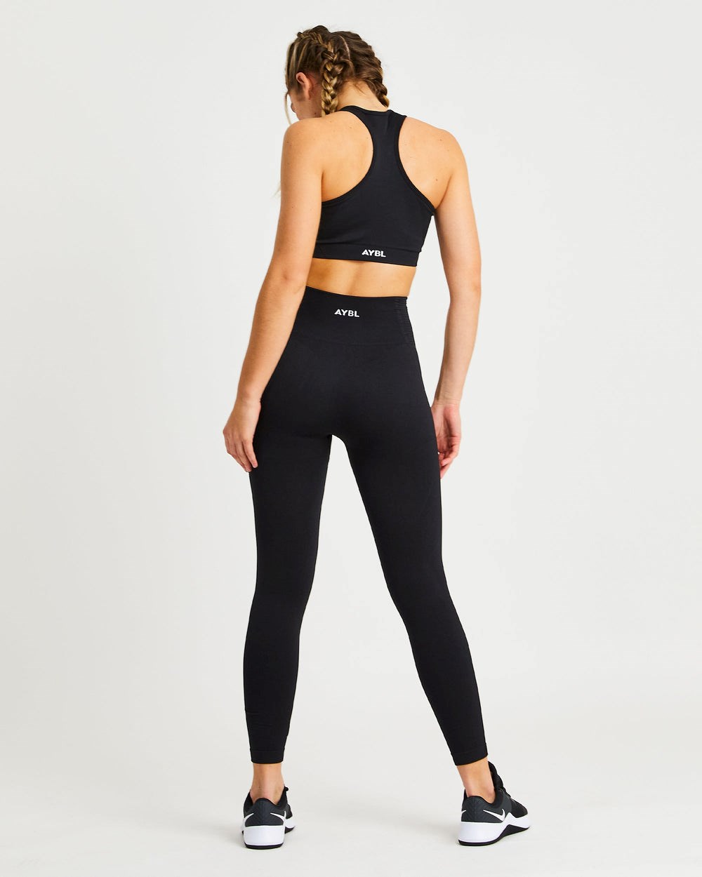 AYBL Balance V2 Seamless Leggings Schwarz | 735-YGKNWZ