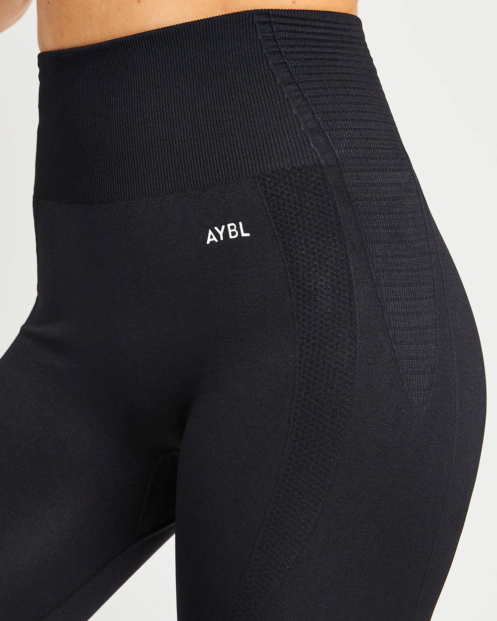 AYBL Balance V2 Seamless Leggings Schwarz | 735-YGKNWZ