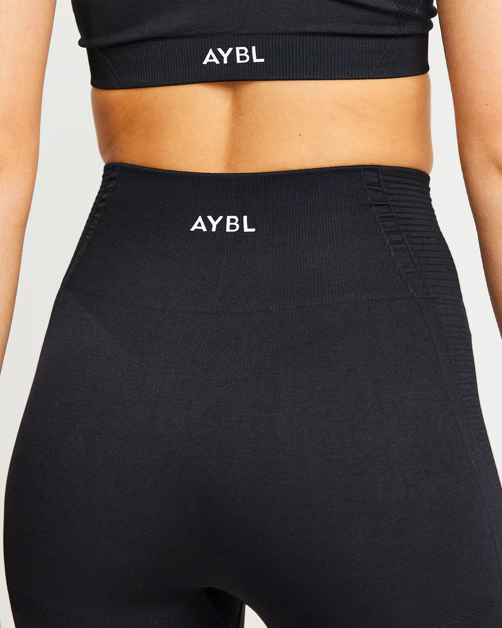 AYBL Balance V2 Seamless Leggings Schwarz | 735-YGKNWZ