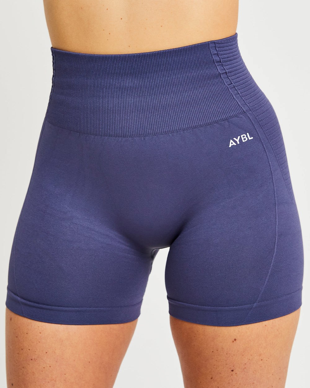 AYBL Balance V2 Seamless Shorts Navy Blau | 836-YVIKWM