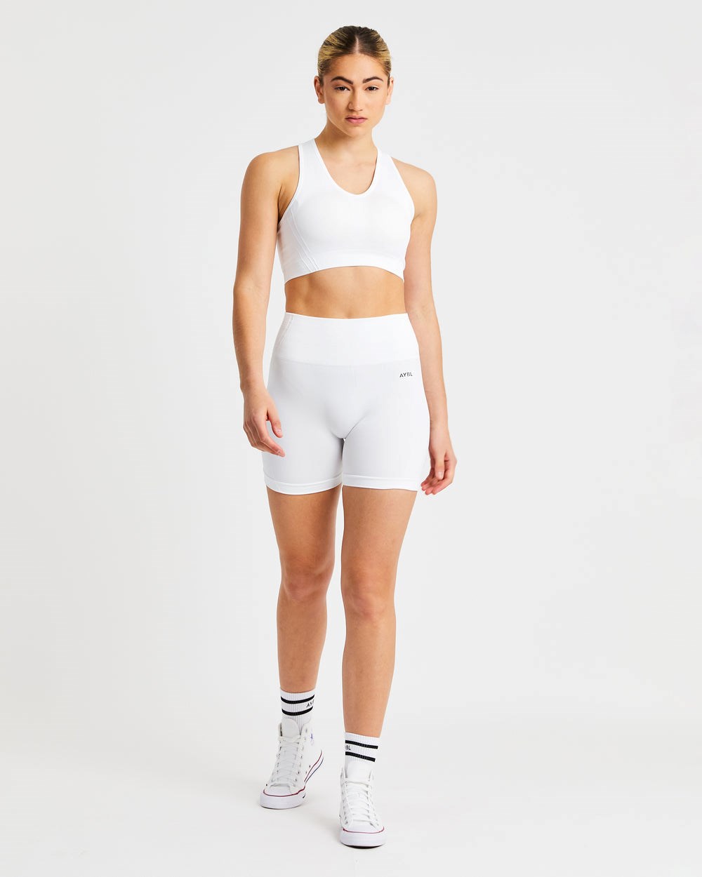 AYBL Balance V2 Seamless Shorts Weiß | 562-BJQULT