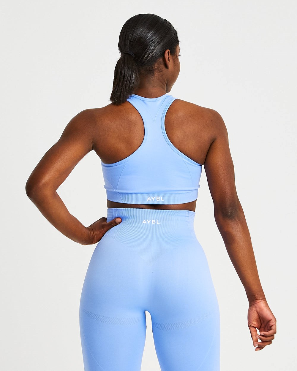 AYBL Balance V2 Seamless Sports Bra Blau | 578-RICJSB