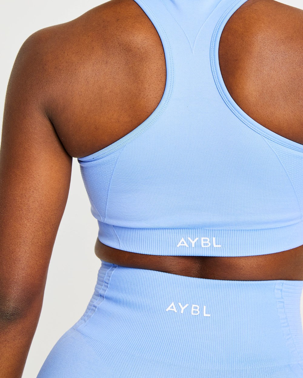 AYBL Balance V2 Seamless Sports Bra Blau | 578-RICJSB