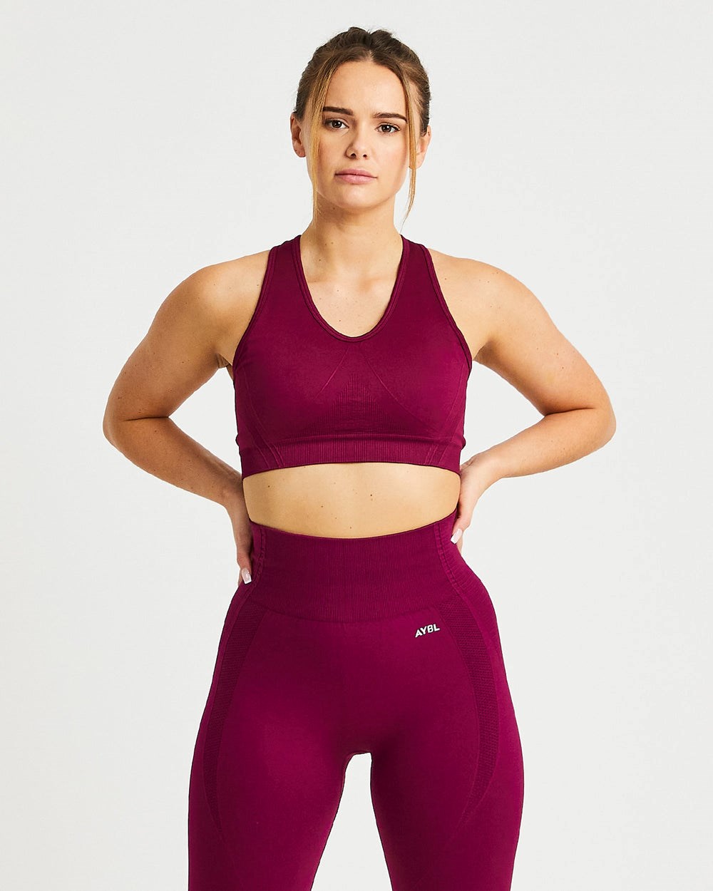 AYBL Balance V2 Seamless Sports Bra Lila | 439-AUOZJG