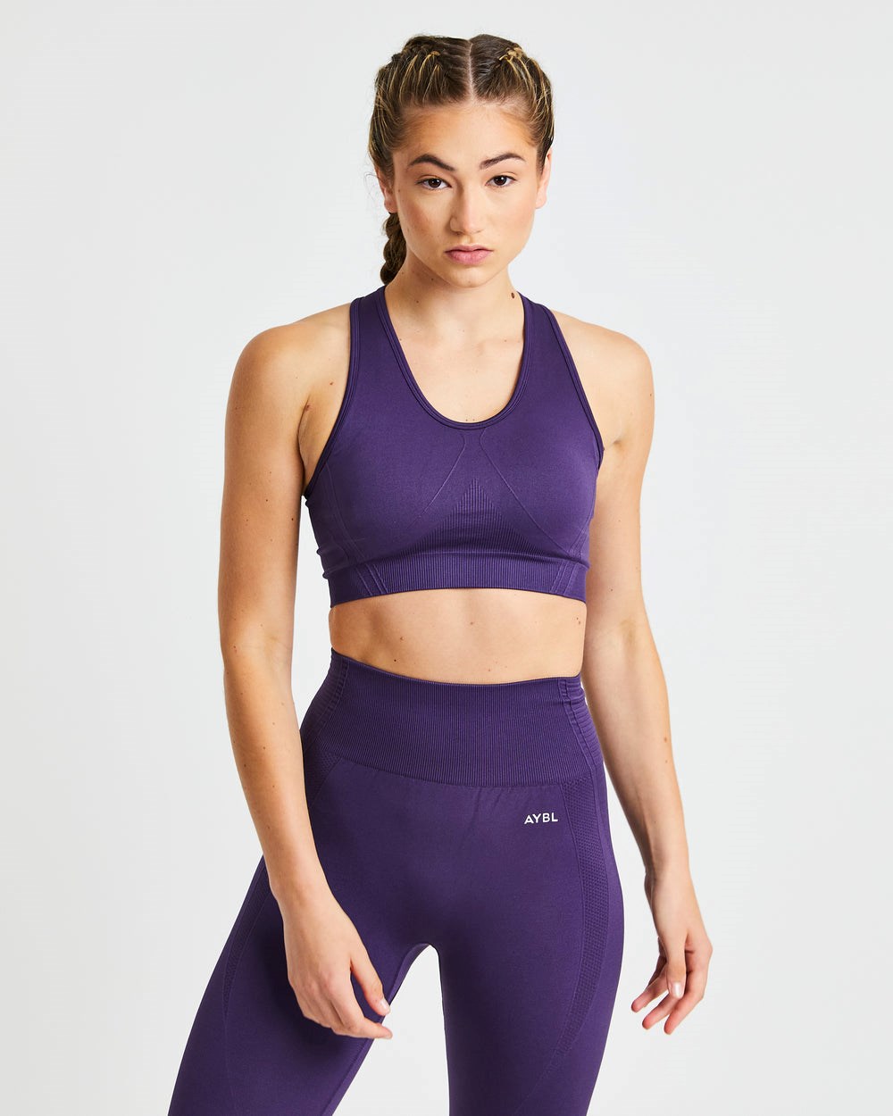 AYBL Balance V2 Seamless Sports Bra Lila | 518-CSPXIZ