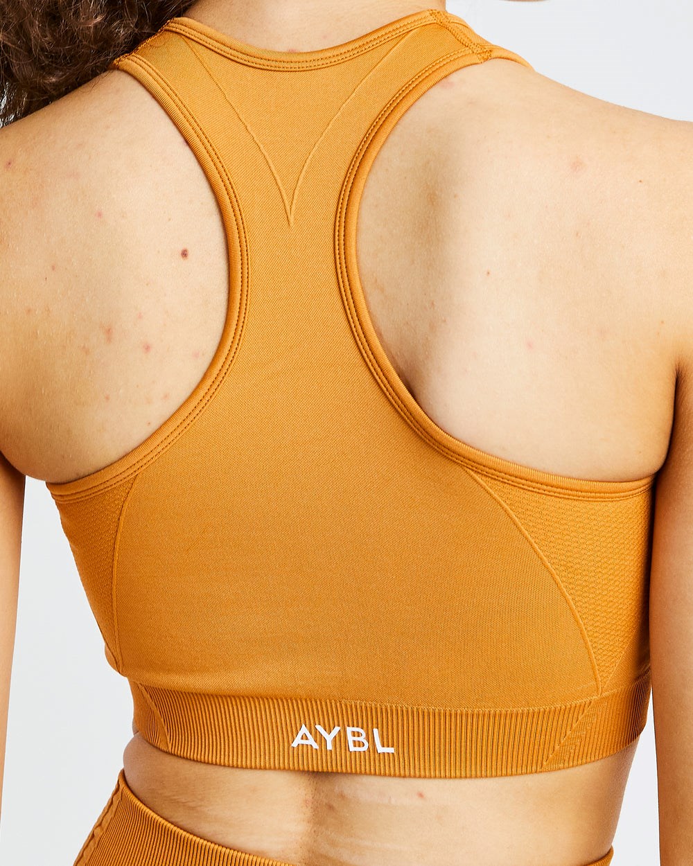 AYBL Balance V2 Seamless Sports Bra Orange | 417-XTFIBG