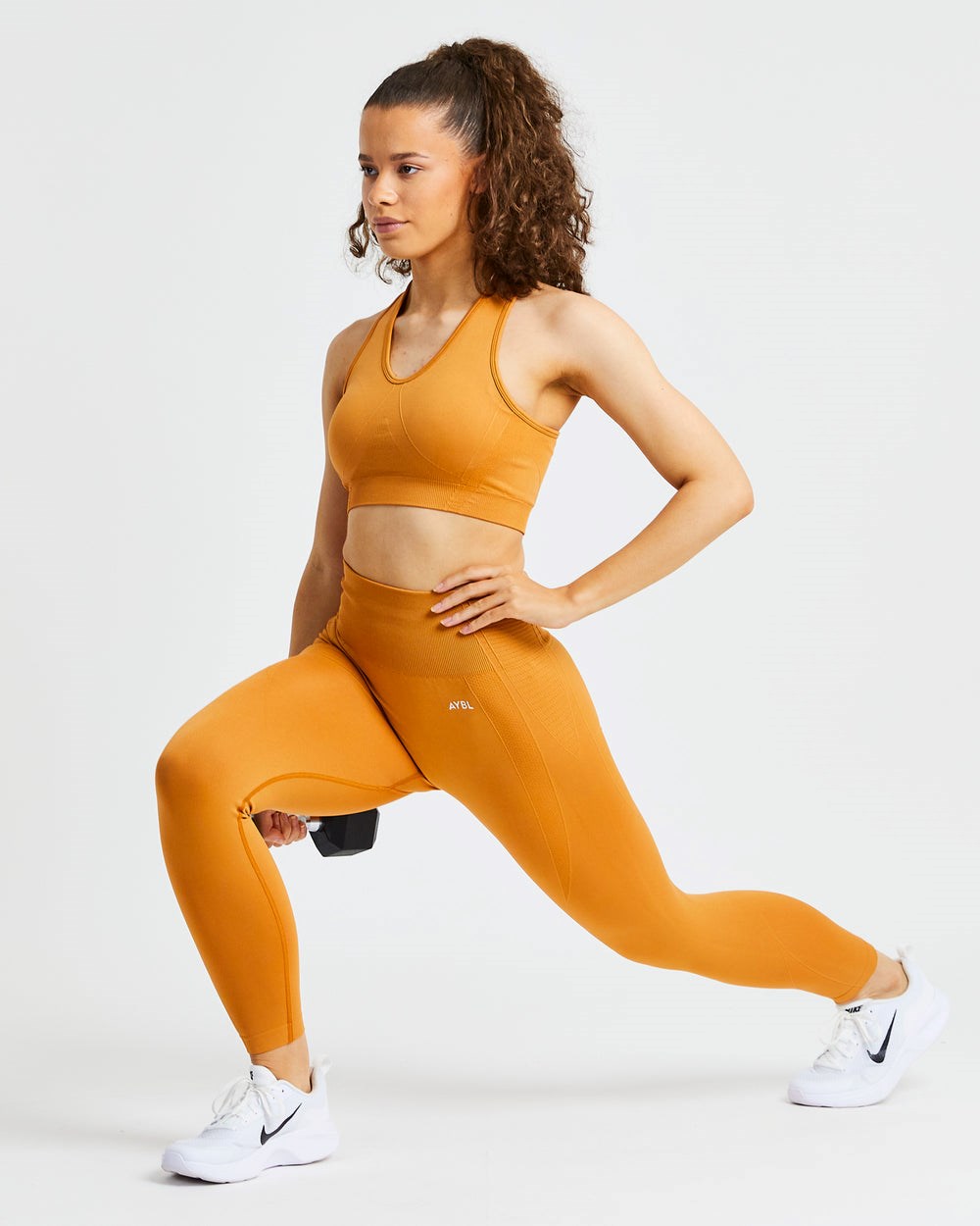 AYBL Balance V2 Seamless Sports Bra Orange | 417-XTFIBG