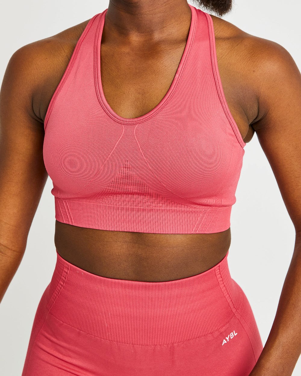 AYBL Balance V2 Seamless Sports Bra Rosa | 459-QWYROJ