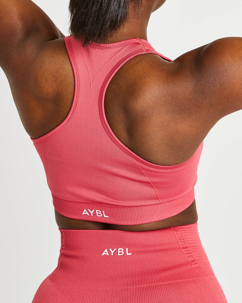 AYBL Balance V2 Seamless Sports Bra Rosa | 459-QWYROJ