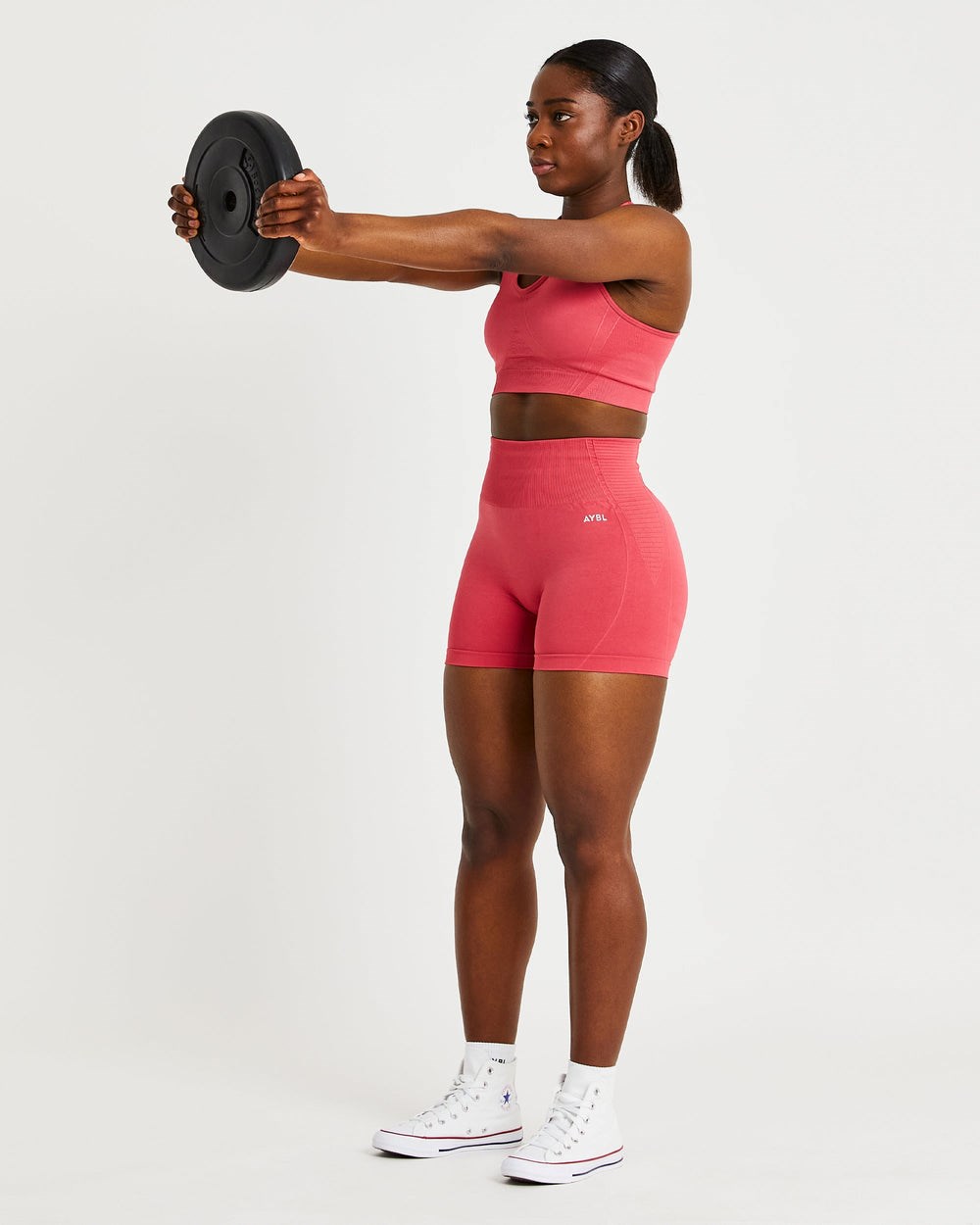 AYBL Balance V2 Seamless Sports Bra Rosa | 459-QWYROJ