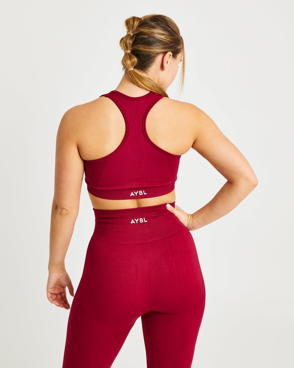 AYBL Balance V2 Seamless Sports Bra Rot | 534-PRDUIT