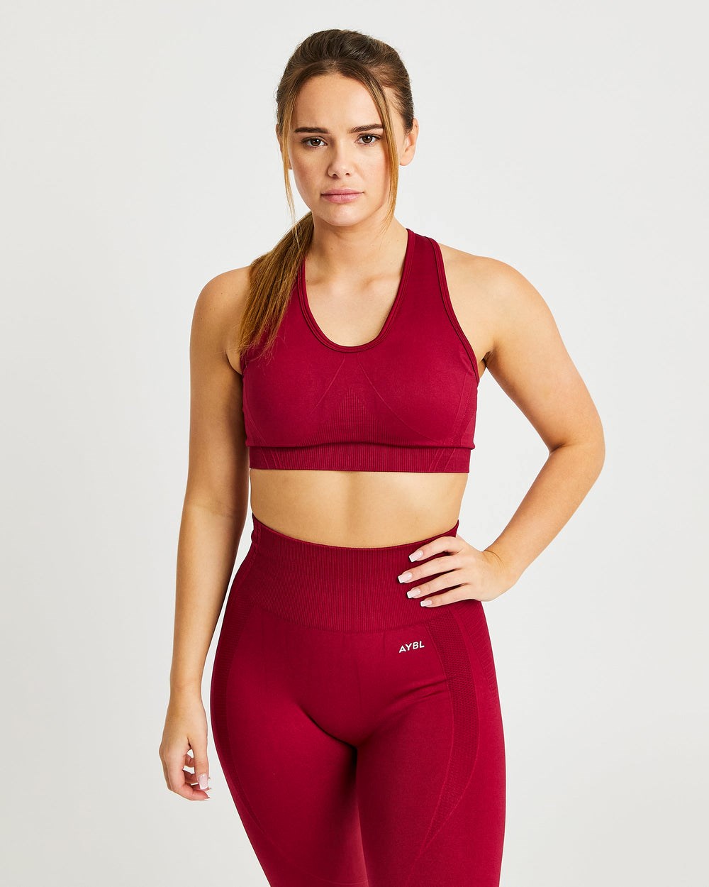 AYBL Balance V2 Seamless Sports Bra Rot | 534-PRDUIT