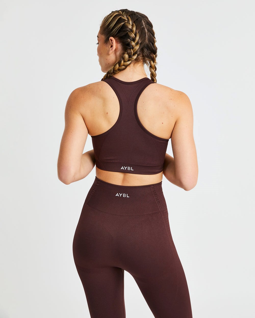 AYBL Balance V2 Seamless Sports Bra Schokolade Braun | 180-KIDNWB