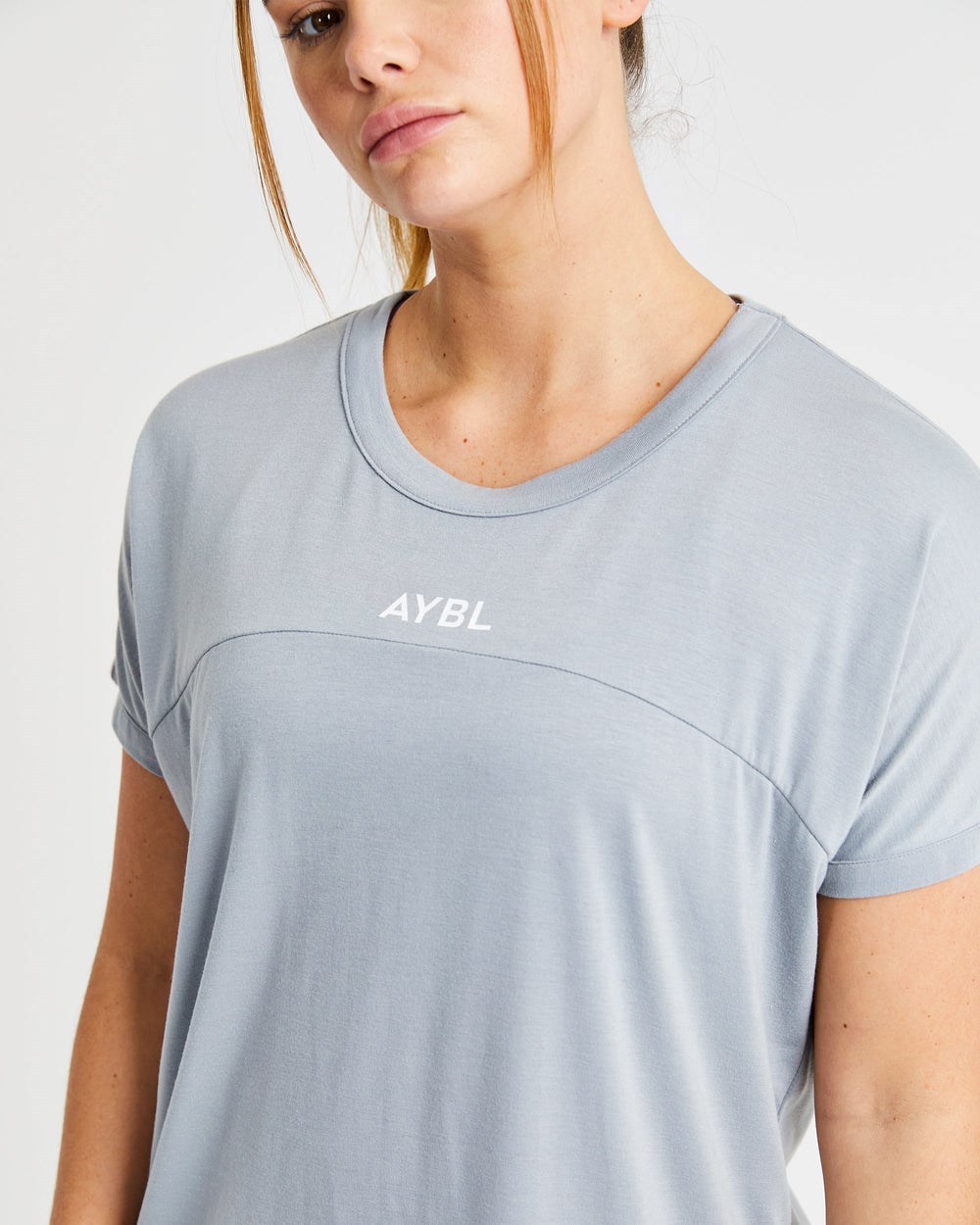 AYBL Boxy T Shirt Grau | 528-PDNBCI