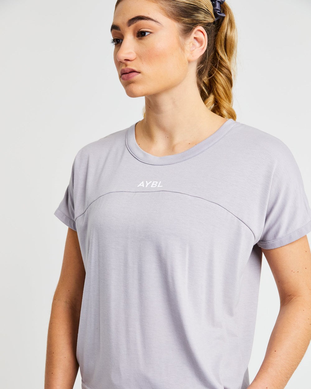 AYBL Boxy T Shirt Soft Lilac | 327-PHZIQU